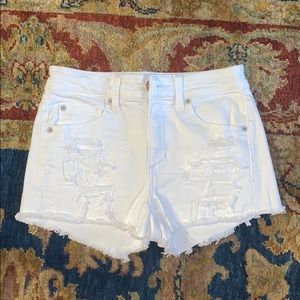 High rise shorts
